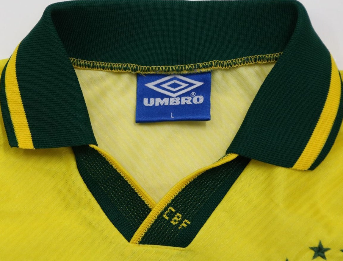 Maglia da calcio Umbro Brasile 1994 taglia L