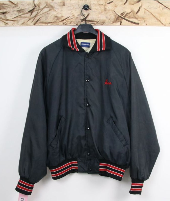 Holloway Giacca College Vintage 95' Nero Taglia XL Uomo Made in USA