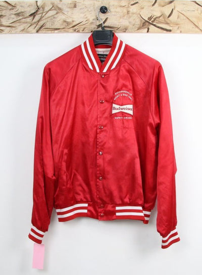 A&Eagle Budweiser Giacca College Rosso Unisex Made in USA