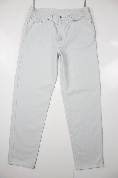 Levi's 550 Relaxed Fit Bianco Made In USA W38 L36 Vintage