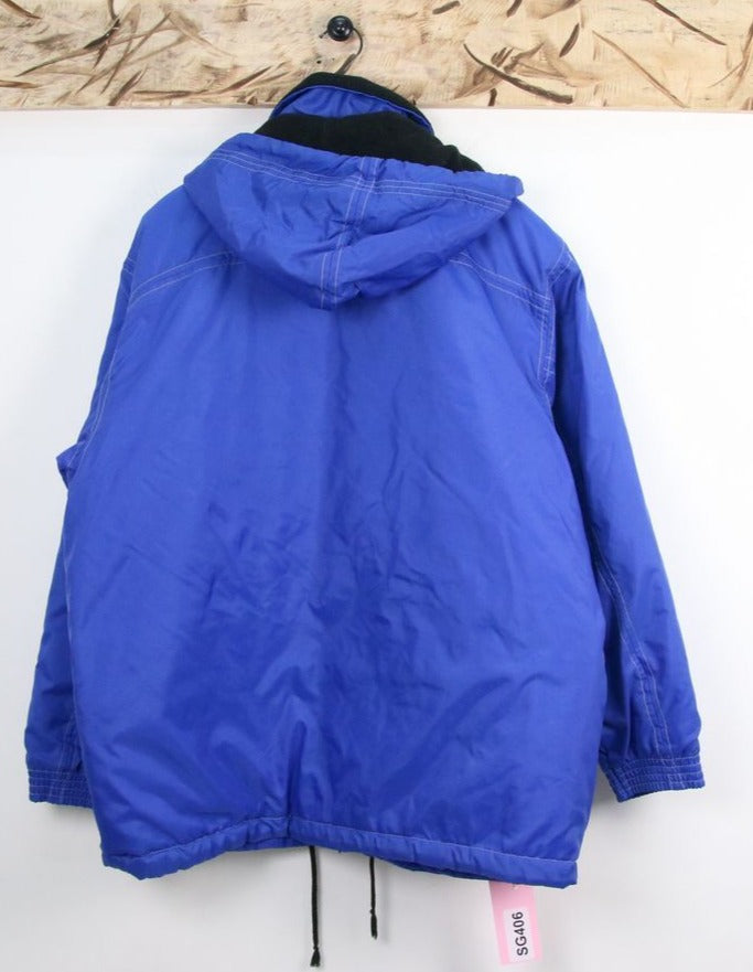Champion Over Size Giacca Sportiva Blu Taglia L Uomo