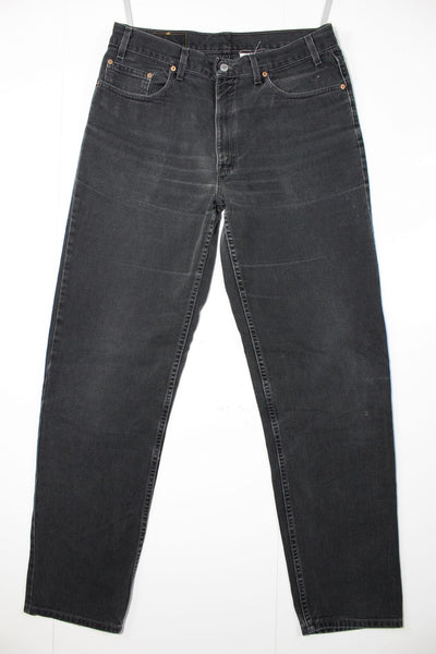 Levi's 550 Relaxed Fit Nero Made In USA W38 L36 Vintage