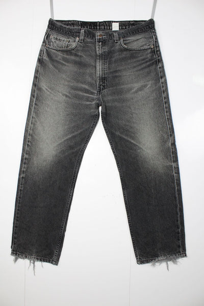 Levi's 505 Relaxed fit Nero Denim Made In USA W40 L30 Vintage