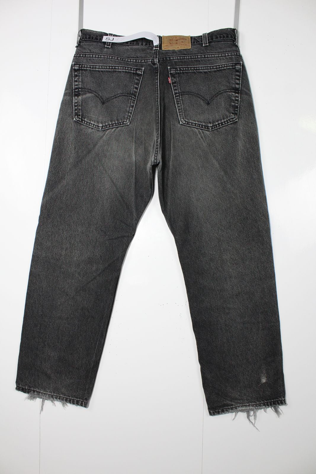 Levi's 505 Relaxed fit Nero Denim Made In USA W40 L30 Vintage
