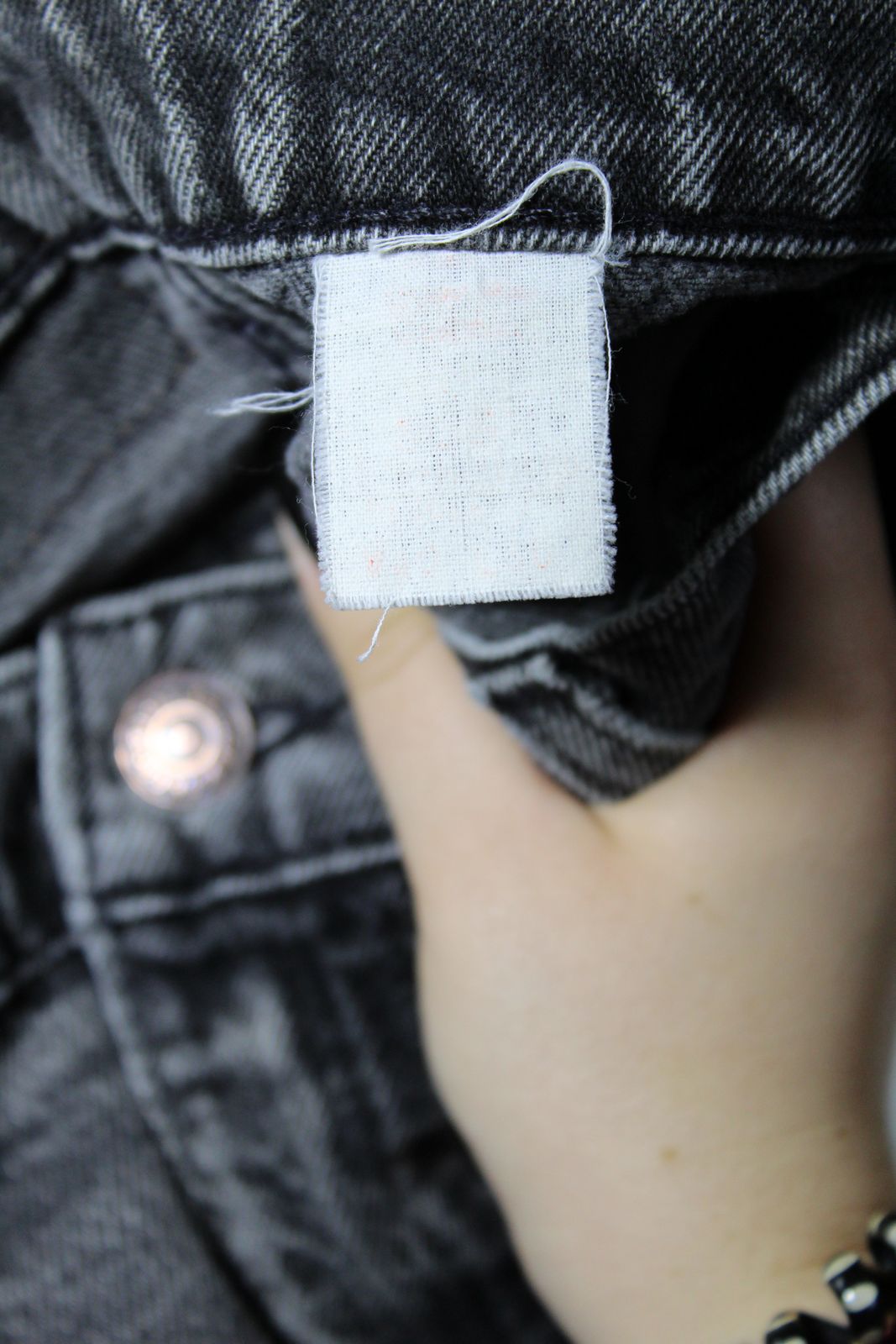 Levi's 505 Relaxed fit Nero Denim Made In USA W40 L30 Vintage