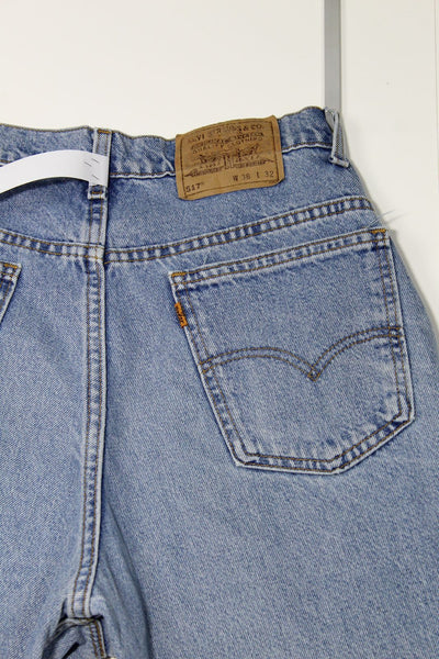 Levi's 517 Bootcut Orange Tab Made In USA W38 L32 Vintage
