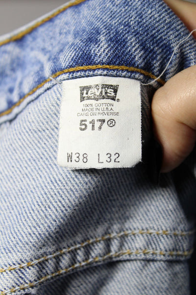 Levi's 517 Bootcut Orange Tab Made In USA W38 L32 Vintage