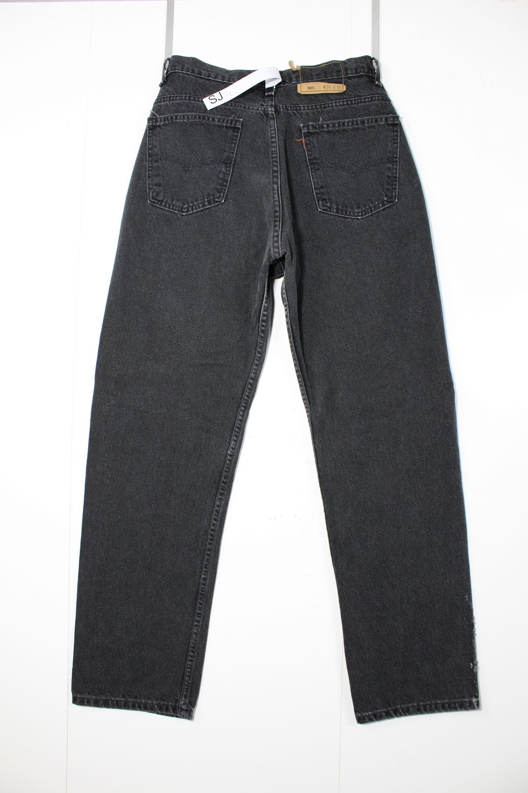 Levi's 505 Nero Orange Tab Made In USA W38 L32 Vintage