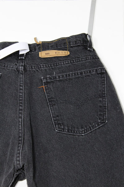 Levi's 505 Nero Orange Tab Made In USA W38 L32 Vintage