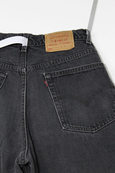 Levi's 501 Nero Denim Made In USA W38 L32 Vintage