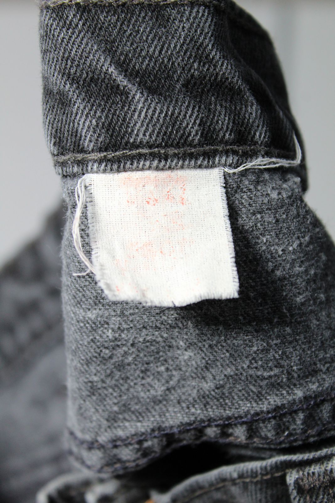 Levi's 501 Nero Denim Made In USA W38 L32 Vintage
