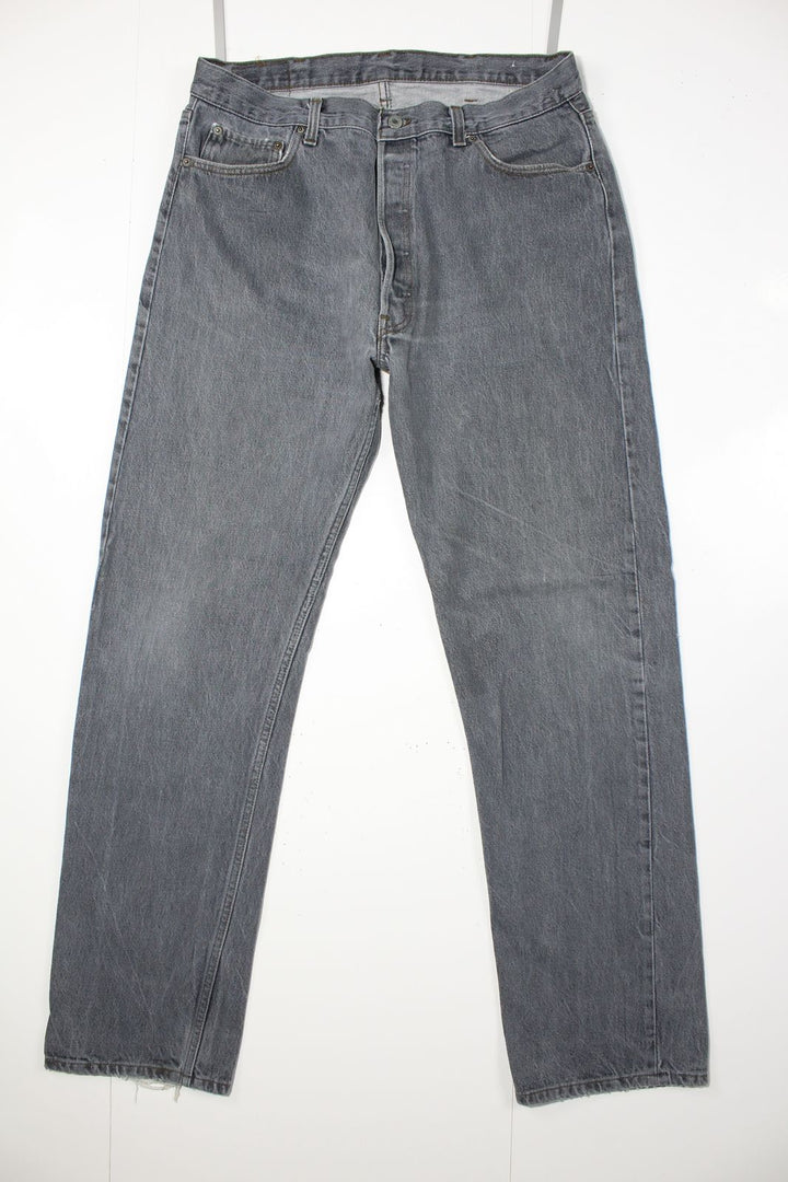 Levi's 501 Grigio Denim Made In USA W38 L34 Vintage