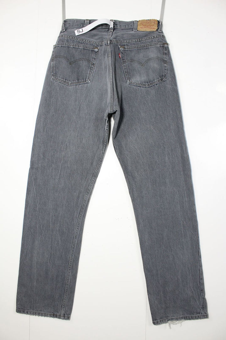 Levi's 501 Grigio Denim Made In USA W38 L34 Vintage