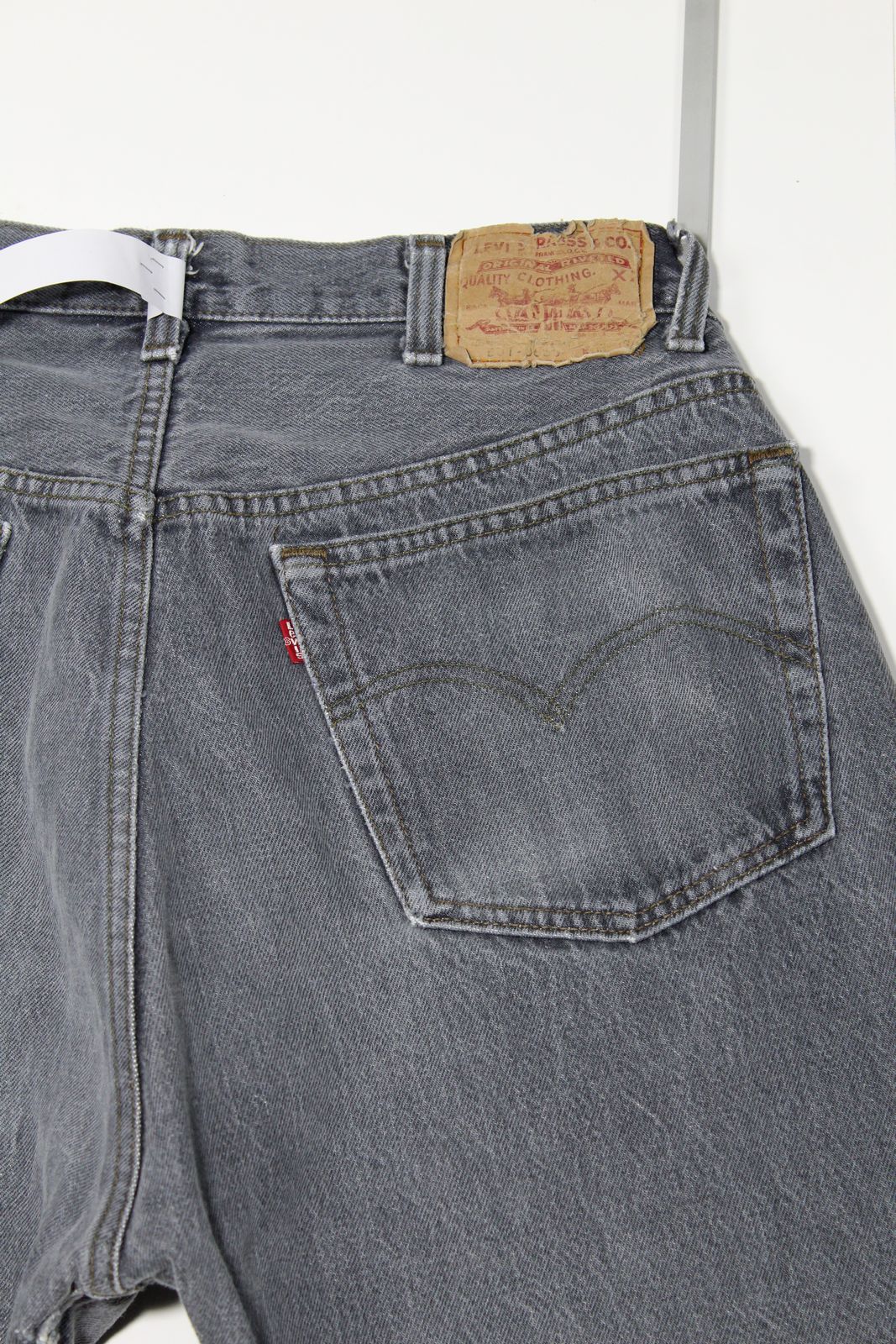 Levi's 501 Grigio Denim Made In USA W38 L34 Vintage