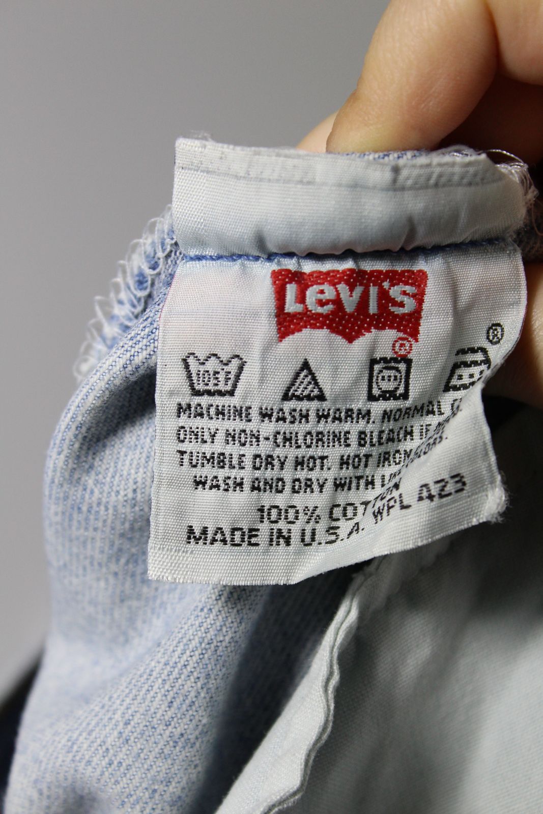 Levi's 501 Denim Made In USA W38 L34 Vintage